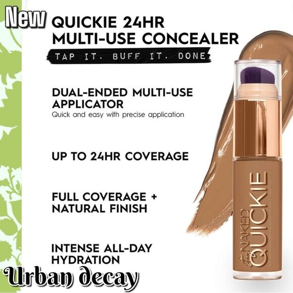 New NIB Urban Decay Quickie 24HR Full-Coverage Waterproof Concealer 90WR - Picture 4 of 13